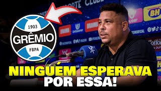 🚨BOMBA! OLHA O QUE O RONALDO FALOU DO NOSSO TRICOLOR! PEGOU TODOS DE SURPRESA! NOTÍCIAS DO GRÊMIO