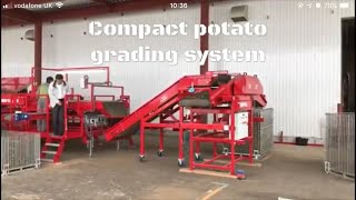 Potato Grading with Compact Caretaker Bulker Mobile Grader | Tong Engineering