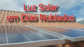 É possível gerar energia solar em dias nublados?