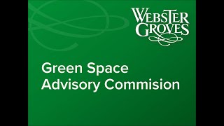 Green Space Advisory Commission 11/04/2024