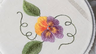 Вышивка гладью для начинающих. Первые шаги. Урок 8. Мережка. Stitch embroidery for beginners.Lesson8