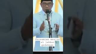 RESMI,detik detik peresmian masjid al jabbar 30 desember 2022 || Bpk Ridwan Kamil #shorts