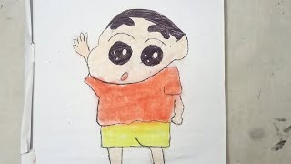 sin chan drawing bhola baba/#viral/#shorts/#youtubeshorts