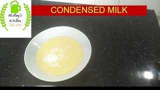 Homemade condensed milk