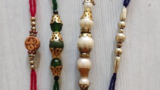 how to  make Rakhi/ - 4 unique designs//Easy to make/ राखी बनाना /Rakshabandhan/Indian Festival/DIY