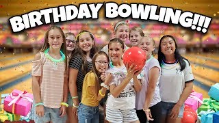 BOWLING BIRTHDAY PARTY!!!  Evan Got Scammed at the Arcade!  Jillian's 11th Birthday Present Haul!