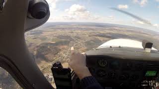 ESSP-ESOE Max crosswind landing and takeoff. Lunch with Fiancée.