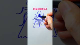 El Bicho A versión 2. #videoshorts #drawing #art #dibujo #letras #abecedario #bug #shorts