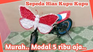 Cara membuat sepeda hias dari kardus