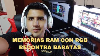 DONDE COMPRAR LAS  MEMORIAS RAM RGB MAS BARATAS DEL PERÚ EN ESTE 2022.#pcgamer,#memoriaram,#wilson