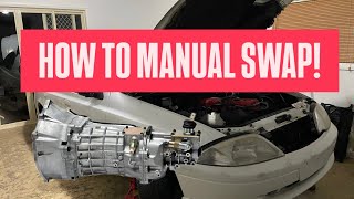 How to Manual swap a AU Falcon with hydraulic Clutch