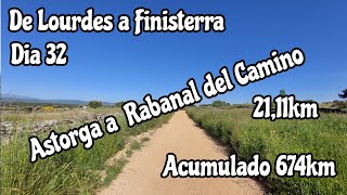 Caminho de Santiago, Etapa de Astorga -  Rabanal del Camino, resumo diário.