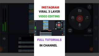 INSTAGRAM VIRAL 3 LAYER VIDEO EDITING #short