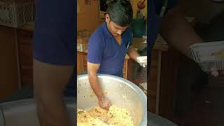 Hyderabadi chicken dum biryani 🙂#shorts#Bangalore street food#food #chicken