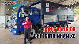 Đánh Giá Chi Tiết Và Báo Giá Xe Tải Đồng Vàng D8 Tải 8 Tấn Thùng 6m3