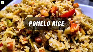 Flavorful Pomelo Rice Recipe - A Citrusy Twist to Your Meal #Pomelo #Rice #vegwonderland