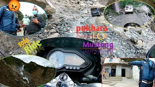 pokhara to mustang||with my daddy's bike||solo ride||SAMAR VLOG||