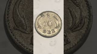 Denmark 1903 10 Ore Coin #shorts