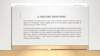 LA TRINITÀ NON E' UNA FALSITA'. Introduzione al mistero trinitario