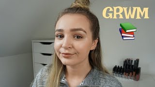 GRWM - School/College Natural Makeup & Hair