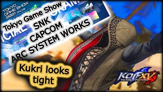 Kukri Trailer reaction and Tokyo Game Show News for The King of fighters XV, Capcom, and more.