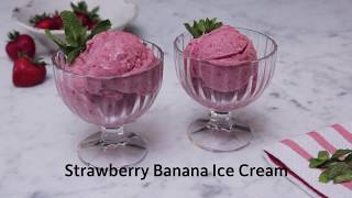 Strawberry Banana Ice Cream