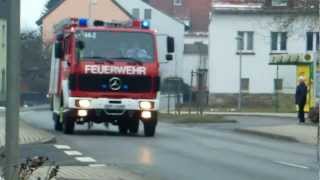 LF 16 Feuerwehr Bebra auf Einsatzfahrt