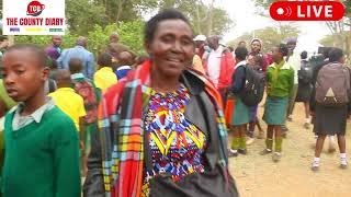 Kitui women's group dance during the agricultural trade fair show 2023.