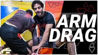 Inicie o treino com o Arm Drag! Otimo conceito para desenvolver muitas posições e pegar as costas!