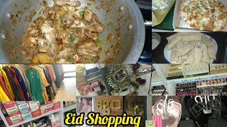 Ramzan routine || Eid Shopping vlog || purchased some good stuff😍 ||home made bbq roll😋|| Vlog#26