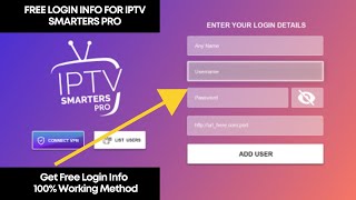 How to Get Free IPTV Smarters Pro Login (2024) | 💯 Working