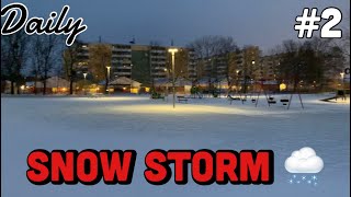 Snow Storm 🌨 | 😧 | morning routine | made by HomiKhan