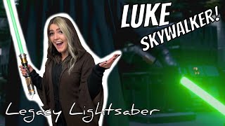 Luke Skywalker Legacy LIGHTSABER from Galaxy's Edge at Disney World!