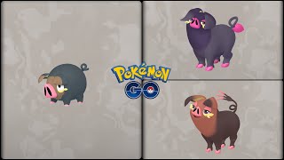 Pokemon Go: Evolving Lechonk into ♂&♀ Oinkologne