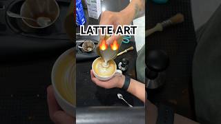 LATTE ART 🔥 wing 4 hearts ❤️ #baristadaily #latte #baristalatteart #coffee #capuccino