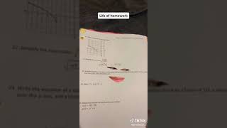 Life of homework(funny things on tiktok)