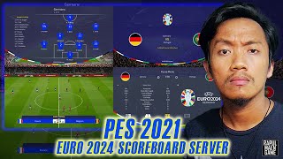 PES 2021 NEW EURO 2024 SCOREBOARD SERVER - PES 2021 PC GAMEPLAY