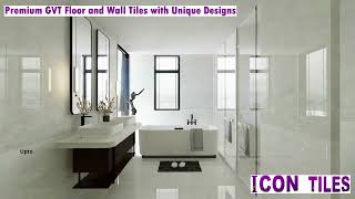 Best Bathroom Tiles For Floors and Walls In UK - Best Floor and Wall Bathroom Tiles By ICON Tiles