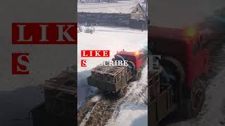 Abandoned Convoy Deliver To The POL Depot #shorts #snowrunner #snowrunnergameplay