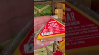 MINI CHEESE @ DOLLAR TREE #cheese #charcuterie #dollartree #shopping