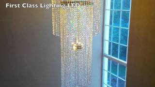 Custom, Bespoke, Made to Measure Crystal Chandelier by First Class Lighting Ltd