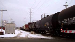 Canadian National Extra On The IHB Northbound LaGrange,Illinois