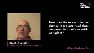 Role of a leader change in a digital workplace