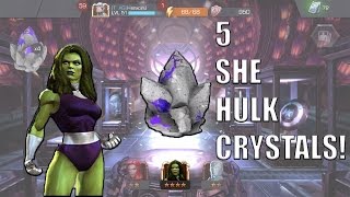 Marvel Contest of Champions | 5 SHE-HULK CRYSTALS!