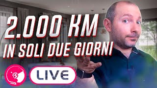 2.000km in auto elettrica in 2 giorni ! [LIVE]