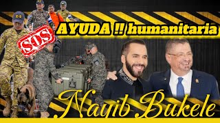 Nayib Bukele Ayuda Humanitaria a Costa Rica 🙏