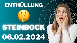 STEINBOCK ♑️😱 DEIN GEHEIMNIS WIRD ENTHÜLLT! 😨 Horoskop - 06.Februar 2024 #steinbock #tarot