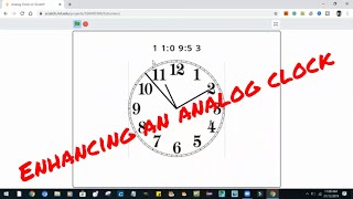 Enhancing an Analog Clock in Scratch 3.0