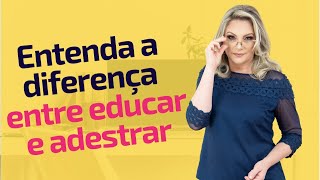 Entenda a diferença entre adestrar e educar.