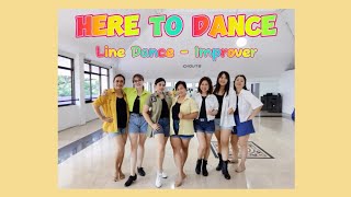 HERE TO DANCE | Line Dance Improver | Choreo: Maddison Glover (AUS)-May 2024 | Music: Here to Dance